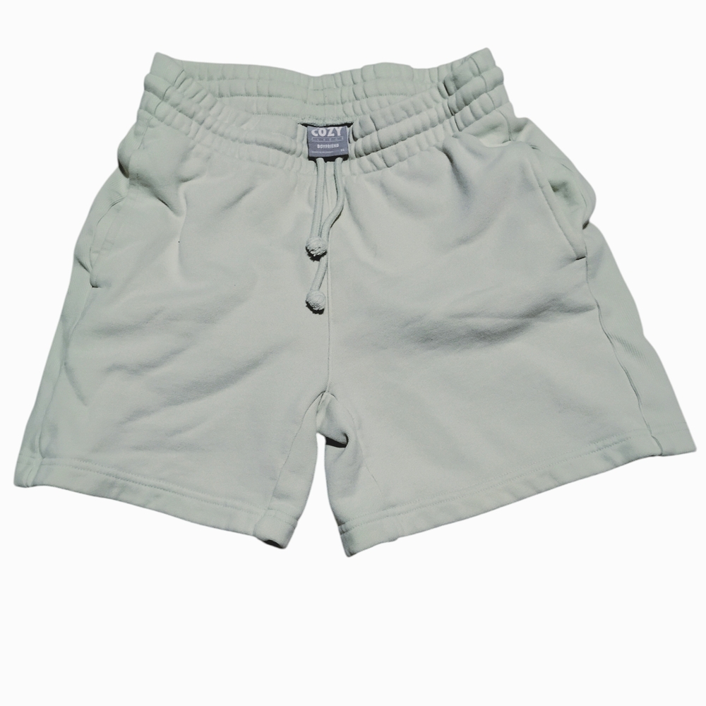 TNA | Cozy Boyfriend 5" | Silver Sage Green Shorts | XS | NWOT - Picture 1 of 8